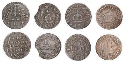 Oxford, John Fox, Farthing, 1.05g/6h (L 44; N 3747; BW. 135); Rich. Goode, Farthing, 1670, 0...