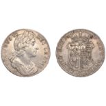 James VII (1685-1688), Forty Shillings, 1687, reads iacobus, edge tertio (S 5637). Lightly c...