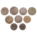 YORKSHIRE, Bedale, William Lodge, Halfpenny, 1668, 1.96g/12h (N 5794; BW. 18); Doncaster, Th...