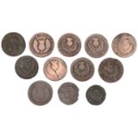 Miscellaneous, Miscellaneous base metal coins (12) [12]. Varied state Â£60-Â£80