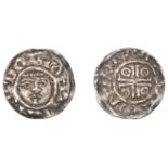 John (as Lord, 1172-1199), Second coinage, Halfpenny, type Ib, Dublin, Norman, norman on dvv...