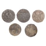 Oxford, William Tonge/Tongue, Farthings (2), 1657, 0.95g/6h (L 98; N 3729b, this piece, rect...