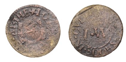 Culham, John Wells, Farthing, 1.35g/6h (M 79; N 3626; BW. 77). Fair; the only issue for the...