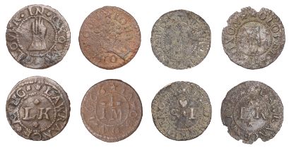 Oxford, Seth Ireland, Farthing, 0.66g/12h (L 61; N 3752; BW. 148); John Johnson, Farthing, 1...