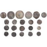 Uncertain localities, I.B.R., Farthing, 1659, 0.60g/6h (N 9365, this piece; D 89G); T.E.P.,...