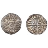 Edward I (1272-1307), Second coinage, Penny, class IVa, Dublin, single pellet below bust, la...