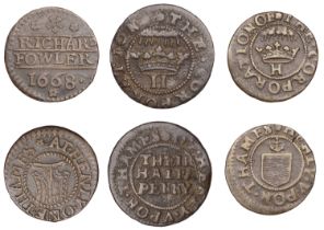 Henley-on-Thames, Borough Farthing, 0.57g/9h (M 96; N 3642; BW. 92), Halfpenny, 0.92g/12h (M...