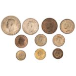 George VI (1936-1952), Proof set, 1951, Crown to Farthing [10]. A little tarnished and some...