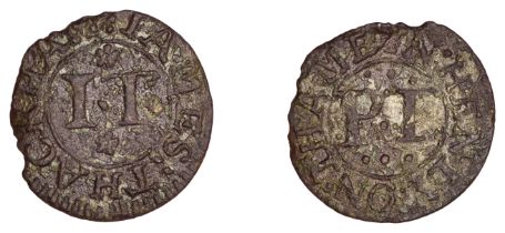 Henley-on-Thames, James Thackam, Farthing, 0.72g/3h (M â€“; N â€“; D â€“). Fine and clear, dark pa..