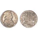 Charles II (1649-1685), First coinage, Four Merks, 1674, type III, f below bust, rev. reads...
