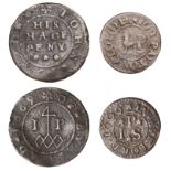 Burford, John Payton, Farthing, 1666, 0.74g/12h (M 51; N 3600, this piece; BW. 51), Halfpenn...