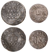 Burford, John Payton, Farthing, 1666, 0.74g/12h (M 51; N 3600, this piece; BW. 51), Halfpenn...