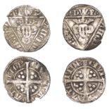 Edward I (1272-1307), Second coinage, Halfpence (2), both Waterford, type Ib, 0.61g/9h, 0.62...