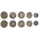John (as Lord, 1172-1199), Second coinage, Halfpenny, type II, mint and moneyer uncertain, 0...