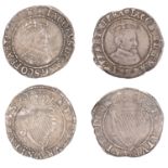 James I (1603-1625), First coinage, Sixpence, mm. bell, first bust, 2.12g/11h; Second coinag...