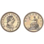 George III (1760-1820), Soho Mint, Birmingham, Proof Penny, 1806 (late Soho), in copper, dra...