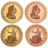Miscellaneous, Reproduction Pennies (2), both 1797 [struck in November 2000], by D.R. Golder...