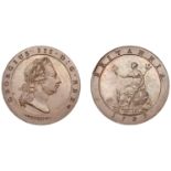 George III (1760-1820), Soho Mint, Birmingham, Pattern mule Halfpenny, 1797 (late Soho), by...
