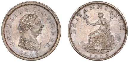 George III (1760-1820), Soho Mint, Birmingham, Pattern mule Penny, 1806/1805 (late Soho), by...