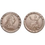 George III (1760-1820), Soho Mint, Birmingham, Penny, 1797, a contemporary forgery from offi...