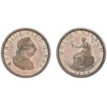George III (1760-1820), Soho Mint, Birmingham, Pattern Penny, 1805 (early Soho), in copper,...