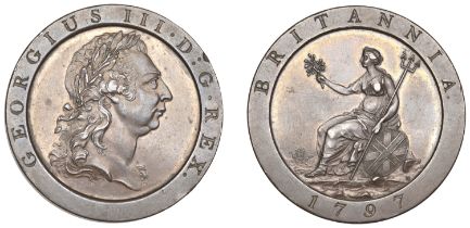 George III (1760-1820), Soho Mint, Birmingham, Pattern Penny, 1797 (late Soho), by C.H. KÃ¼ch...