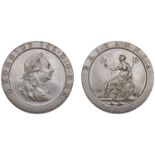 George III (1760-1820), Soho Mint, Birmingham, Proof Penny, 1797 (late Soho), in bronzed-cop...
