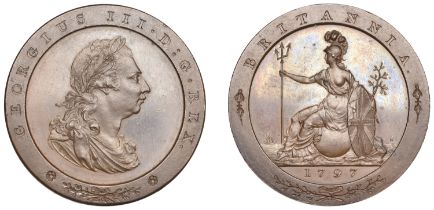 George III (1760-1820), Soho Mint, Birmingham, Pattern Penny, 1797 (early Soho), by C.H. KÃ¼c...