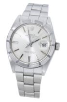 Rolex. A stainless steel automatic wristwatch with date and bracelet, Ref. 1501, Oyster Perp...