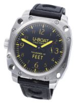 U-Boat, Italo Fontana. A stainless steel oversized wristwatch, ref. 00443742-001, Thousands...