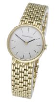 Audemars Piguet. A lady's gold bracelet watch, Ref. D 25077, circa 1990. Movement: cal. 208...