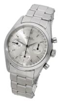 Rolex. A stainless steel chronograph wristwatch with 'no lume' dial, Ref. 6238, 'Pre-Daytona...