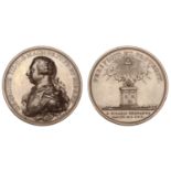 George III, Preserved from Assassination, 1800, a copper medal by C.H. KÃ¼chler, armoured and...
