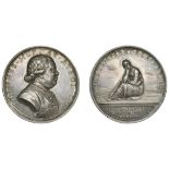 Death of John Murray, Duke of Atholl, 1774, a silver medal by J. Kirk, bust right, rev. fema...