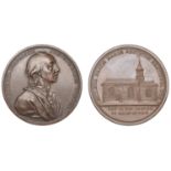 Death of Archdeacon Ralph Brideoake, 1743, a copper medal by J.A. Dassier, bust right, rev....