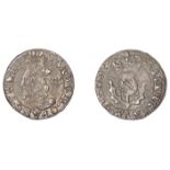 Charles I (1625-1649), Third coinage, Falconer's Anonymous issue, Twenty Pence, mm. lozenge...