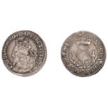Charles I (1625-1649), Third coinage, Briot's issue, Twenty Pence, no mm., signed b below bu...