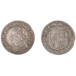 Charles I (1625-1649), Third coinage, Briot's issue, Half-Merk, no mm., signed b both sides,...