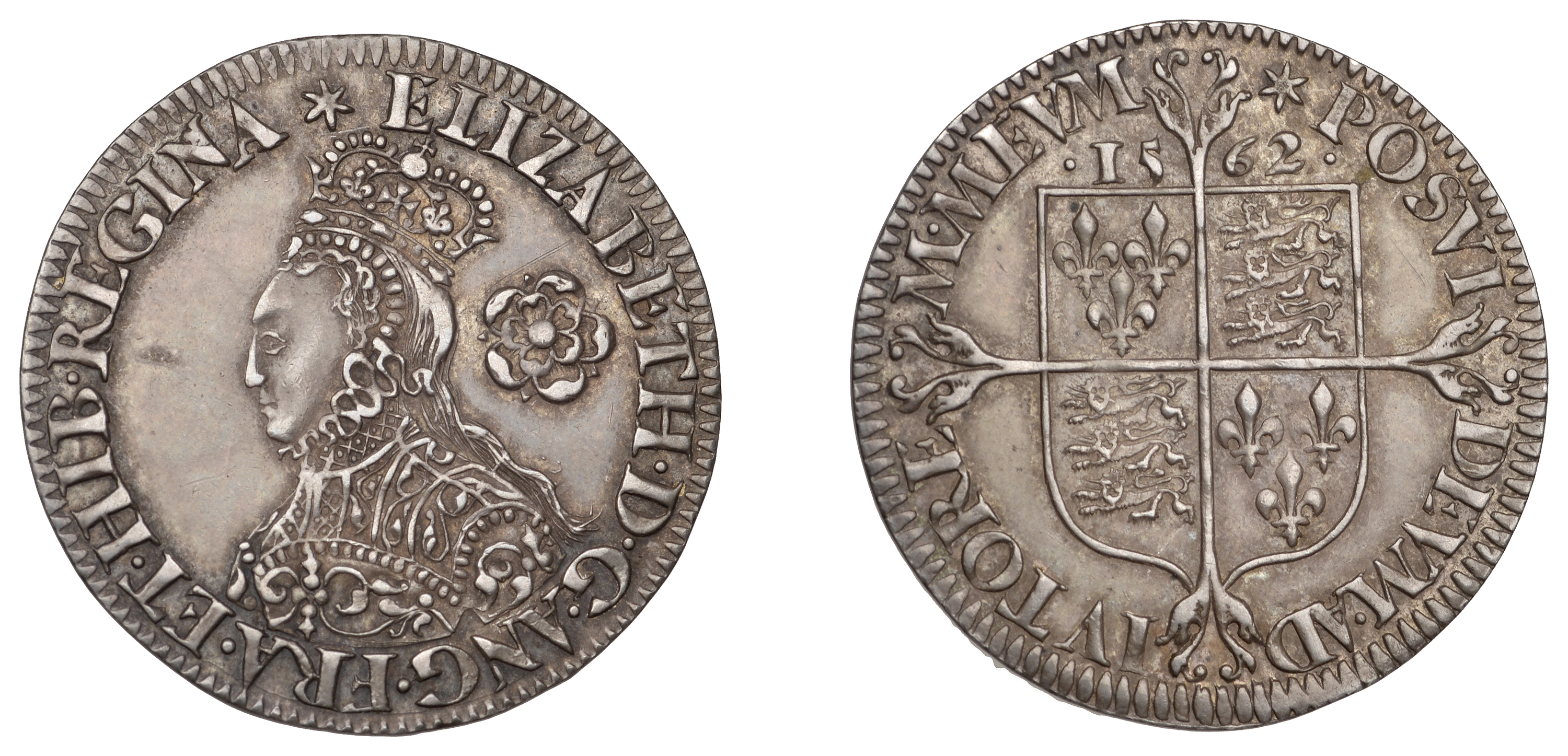 Elizabeth I (1558-1603), Milled coinage, Sixpence, 1562, mm. star, bust C, 2.66g/7h (Borden...