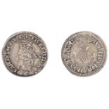 Charles I (1625-1649), Third coinage, Briot's issue, Twenty Pence, no mm., signed b below bu...