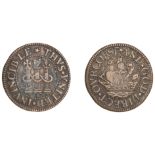 Commonwealth (1649-1660), Pattern Farthing, undated, by D. Ramage, in copper, mm. mullet, th...