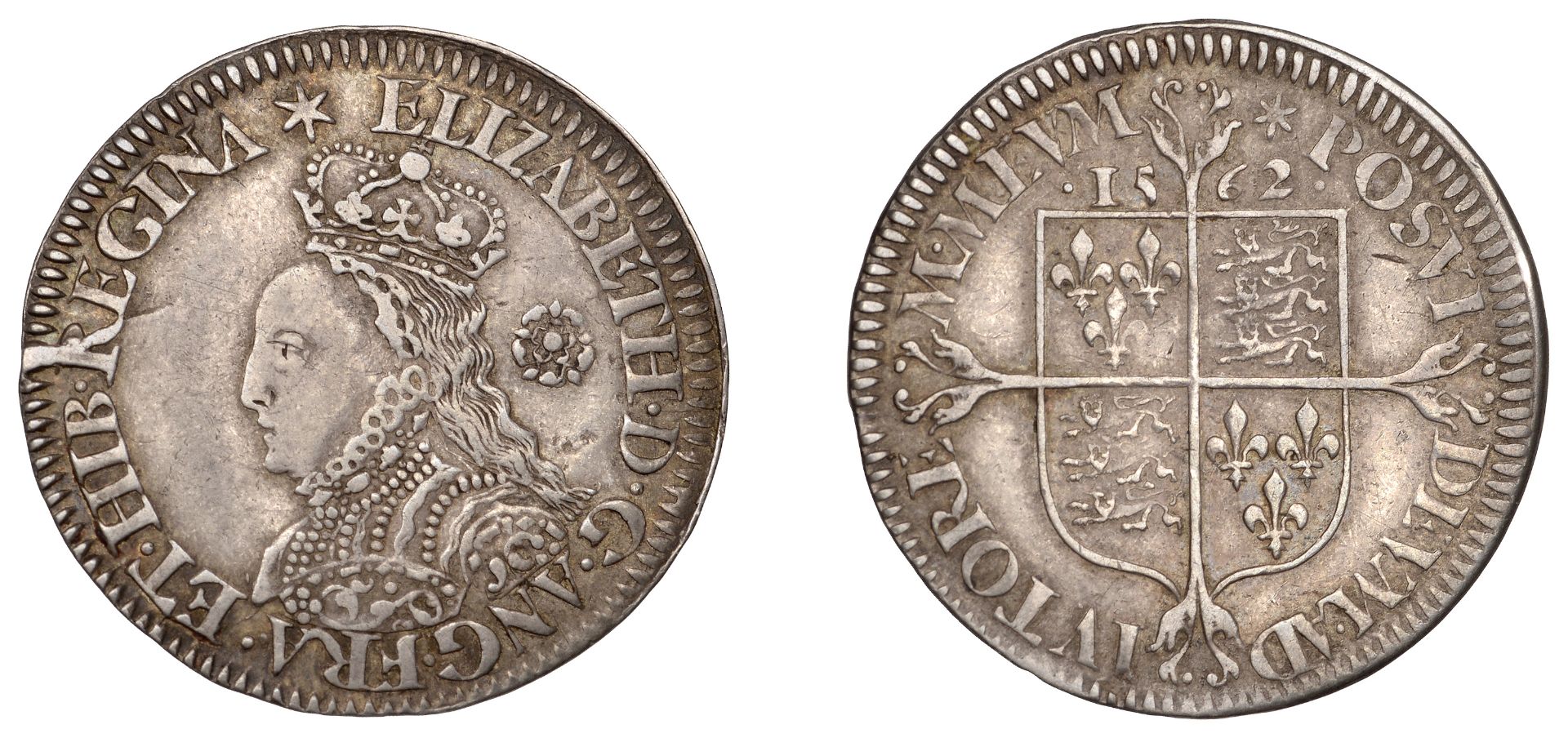 Elizabeth I (1558-1603), Milled coinage, Sixpence, 1562, mm. star, bust D, 3.05g/6h (Borden...