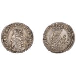 Charles I (1625-1649), Third coinage, Briot's issue, Twenty Pence, no mm., signed b above cr...