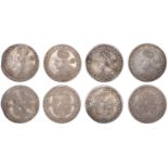 Elizabeth I (1558-1603), Milled coinage, Sixpences (4), 1562, mm. star, bust D, 3.11g/7h, 2....