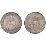Charles I (1625-1649), Third coinage, Briot's issue, Sixty Shillings, mm. thistle, signed b...