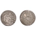 Charles I (1625-1649), Third coinage, Briot's issue, Forty Pence, no mm., signed b on obv.,...