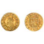 Charles I (1625-1649), Third coinage, Briot's issue, Britain Halfcrown, no mm., signed b bel...