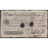 Haverfordwest Bank, for S.L Phillips, Son & Co, Â£1, 23 December 1823, serial number 2143, Ph...