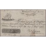 Woodmancoat Bank, Glocestershire, a note that appears to be a general protest against dentis...