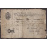 Bank of Dundreary, a Scottish advertising note in the style of a Bank of England Â£5 for the...